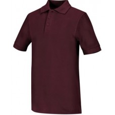 Dellwood BURGUNDY Cotton Blend Youth Polo